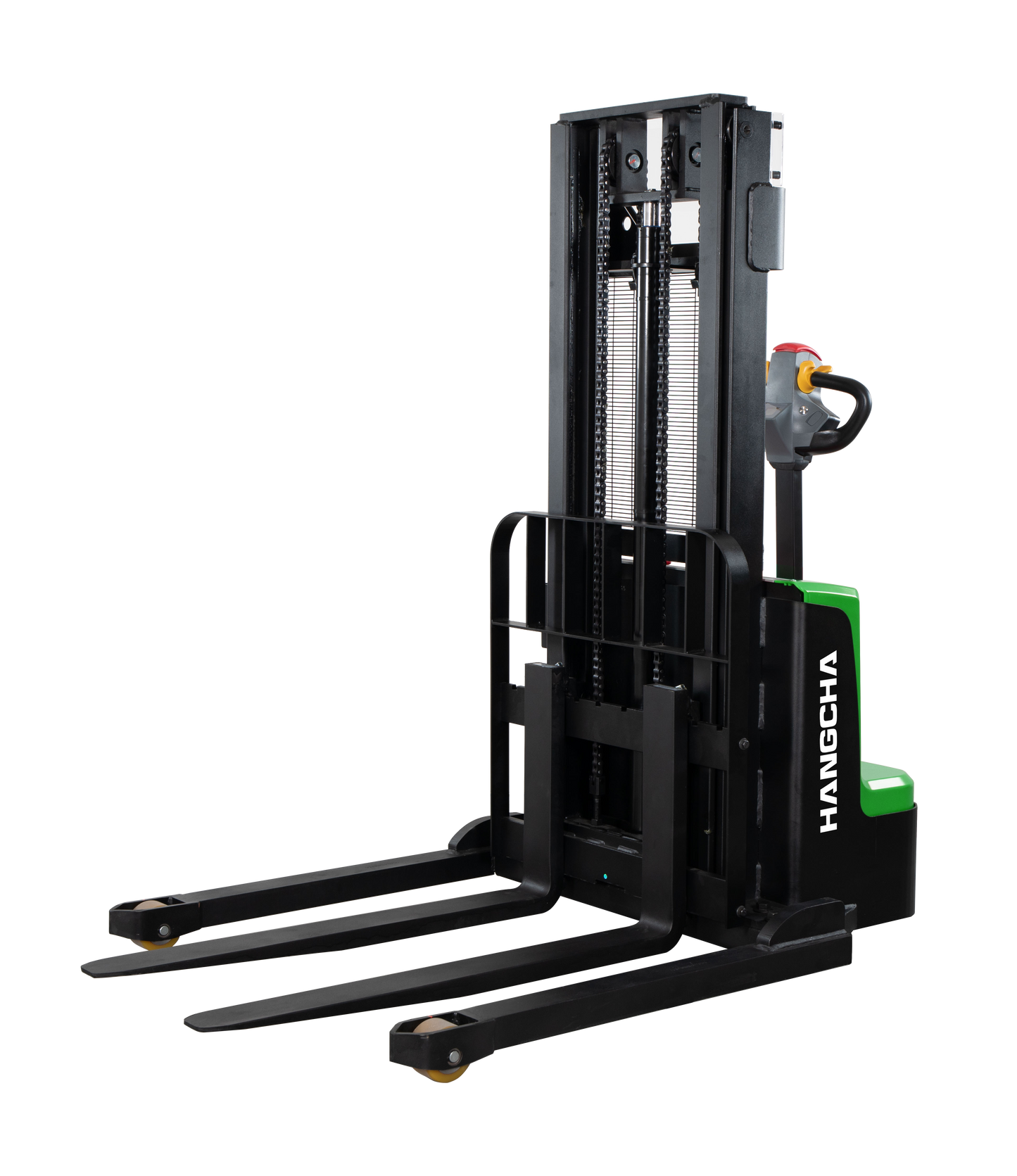 24V Electric Lithium-ion Walkie Straddle Stacker - 3,000lbs