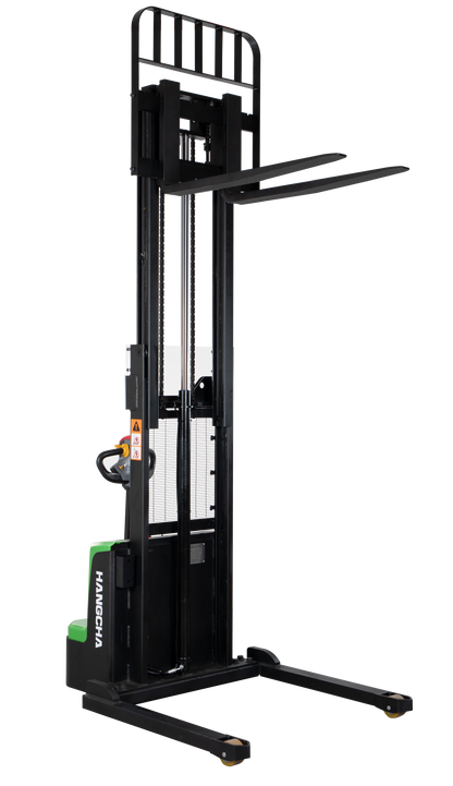 24V Electric Lithium-ion Walkie Straddle Stacker - 3,000lbs
