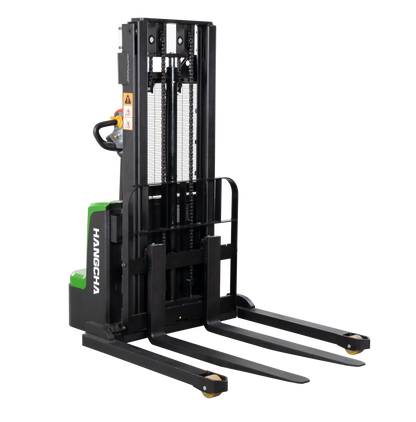 24V Electric Lithium-ion Walkie Straddle Stacker - 3,000lbs